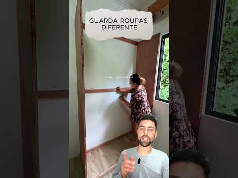 Esse CLOSET sai muito mais BARATO que um guarda-roupas na loja 👏👏