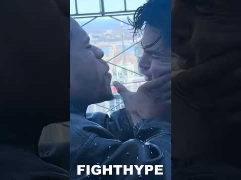 Devin haney puts hands on ryan garcia & slaps him across the face at heated face off