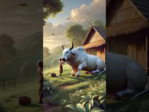 Fierce fight between white bull and red bull 🐂 #viral #shorts #youtubeshorts #ai #ytshors #trending
