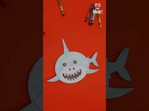 Easy shark craft 🦈