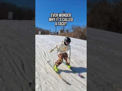 the definition of a taco 🌮😂 #skiing #ski #snowboarding #snowboard #jskis #skicrash