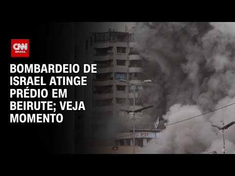 ​Bombardeio de Israel atinge prédio em Beirute; veja momento | CNN BRASIL