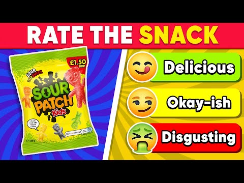 Rate Popular Fast Food & Snacks Challenge 🍔🍟 Ultimate Snack Tier List