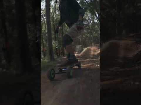 Have you ever skated on a dirt single-track trail? If not, do it! #skate #electric #offroad