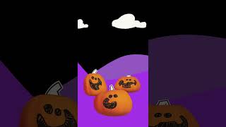 Colour this Halloween Scene! | Kids Learn Halloween Colours | Colourblocks #shorts
