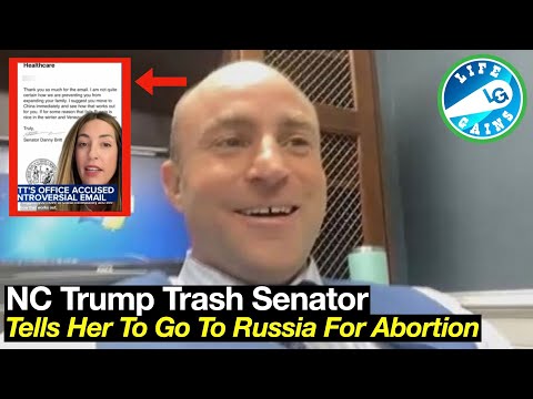 NC Senator Danny Britt Tells Constituent to Move to China Over Abortion Bill – Can’t Make This Up!