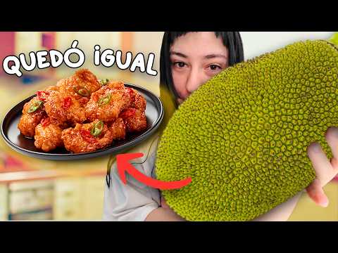 HICE POLLO VEGANO A BASE DE ESTA FRUTA🤯