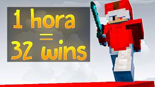 QUANTAS WINS EU CONSEGUI EM 1 HORA NO BEDWARS?