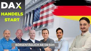 DAX Handelsstart ab 08:50H | Tägliche Handelsideen & Analysen