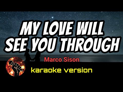 MY LOVE WILL SEE YOU THROUGH – MARCO SISON (karaoke version)