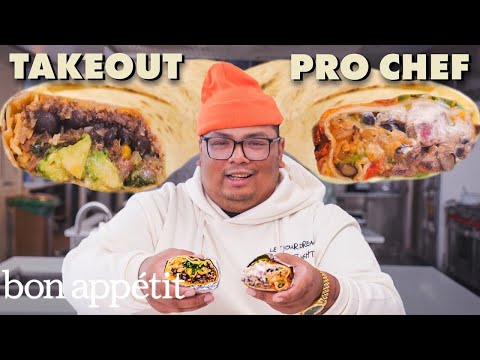 Perfect Carne Asada Burritos: Takeout vs Pro Chef | Taking on Takeout | Bon Appétit