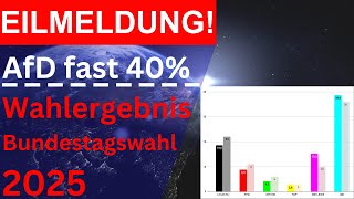 🚨🚨EILMELDUNG! AfD WAHLERGEBNIS in OSTDEUTSCHLAND! BUNDESTAGSWAHL 2025 SKANDAL UMFRAGEWERTE🚨🚨