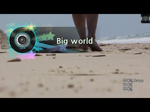 [🎙노래방플리] 백예린 🎶 Big world karaoke