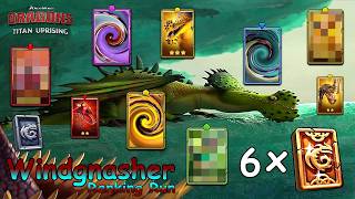Dragons: Titan Uprising / Windgnasher Ranking Run / Full Battle / BP 8600+ / (HTTYD)