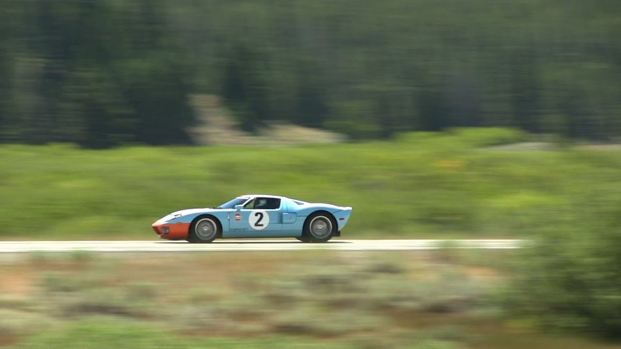 Supercars race to 200+ mph at the Sun Valley Road Rally