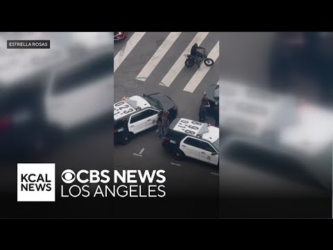 U.S. citizen accused of punching ICE agent in downtown LA