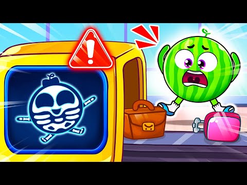 Baby Got Lost in the Airport Song | X-Ray In The Airport Rules Song ✈ | Yum Yum Kids Songs