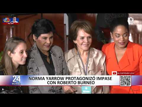 Norma Yarrow protagonizó impase con Roberto Burneo