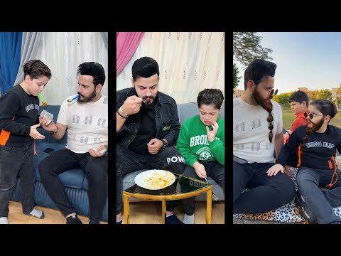 كيف قدر يأكل صحن المعكرونة بهالسرعة 😂 How did he manage to eat the pasta so fast