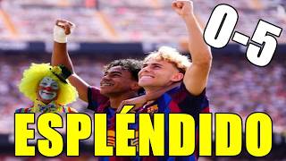 ¡EL BARÇA GOLEA 0-5 CON BRUTALES FERMÍN, LAMINE Y RODRI! | ¡UN NIVEL QUE RECUERDA A LA 24/25!