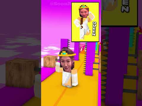 Kang Mi-na and Thanos Frog Prince Run Challenge MINECRAFT - ANIMATION #minecraft #minecraftanimation