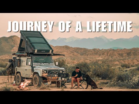 Labrador Traveling 180 Days in Central Asia with a Land Rover