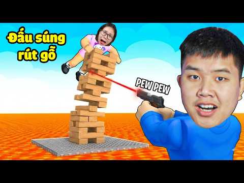 Thi đấu súng rút gỗ sinh tồn Pew Pew Blocks xem ai sống sót tới cuối cùng !? bqThanh & Ốc Ai Thắng