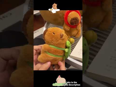 Capybara Cuteness Overload: the Capybara Keychain Pendant Plush Ornaments!  #linkinbio