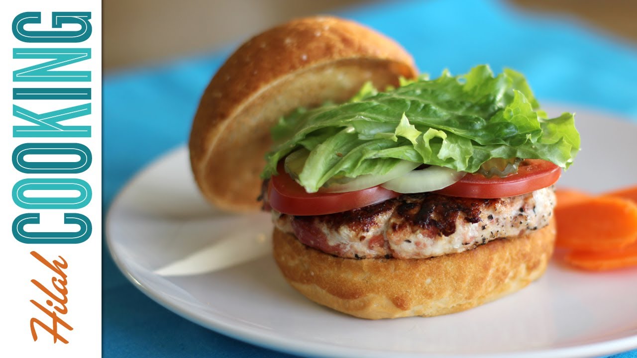 How To Make Turkey Burgers - Hilah Cooking