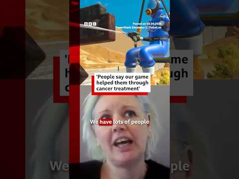'People say PowerWash Simulator helped with cancer treatment'. #PowerWashSimulator #Gaming #BBCNews