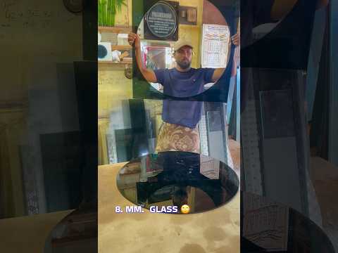 8 mm. Glass round. Cutting