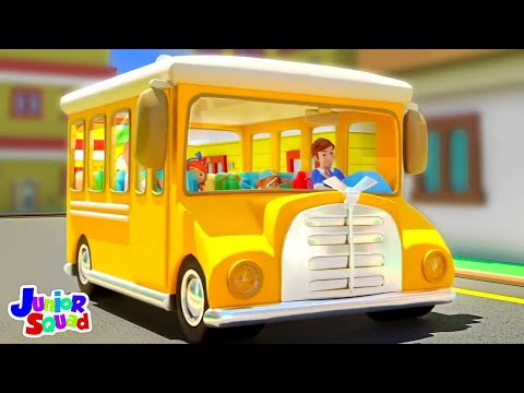 Wheels On The Bus, Nursery Rhymes and Vehicle Songs for Kids