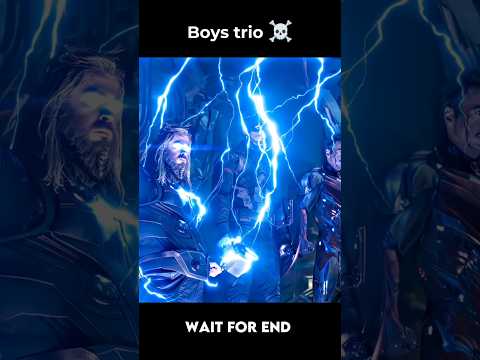 Girls trio vs boys trio in marvel #marvel #shorts #avengers