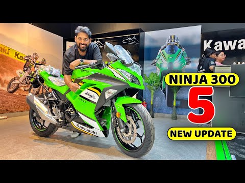 New 2025 kawasaki Ninja 300 Launch With 5 update Full Detail Review