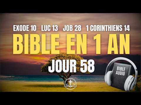 LA BIBLE EN 1 AN | Jour 58 : Sagesse et Ordre Spirituel (Exode 10, Luc 13, Job 28, 1 Corinthiens 14)