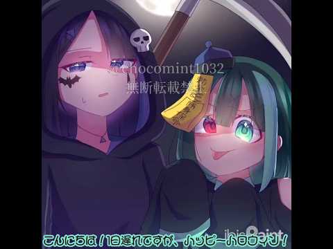 ハロウィンイラストのメイキング!🎃🦇🕸#イラスト #イラストメイキング #ハロウィン