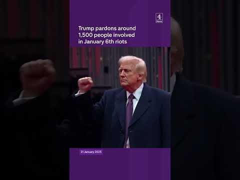 Trump pardons 1,500 involved in Jan 6 riots