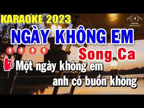 Ngày Không Em Karaoke Song Ca Nhạc Sống | Trọng Hiếu