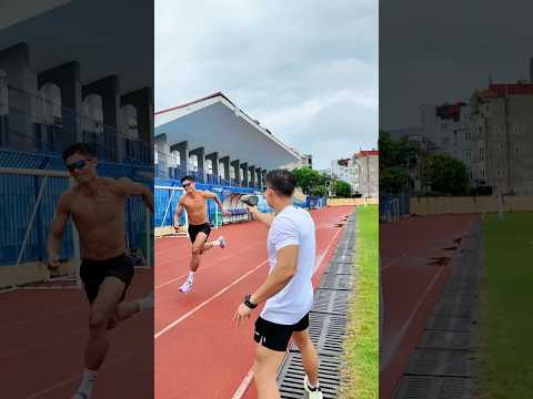 Huy chương vàng Sea Games Tiến Trọng 1m9 là người chạy nhanh nhất VN? #thedan #challenge #hadropro1