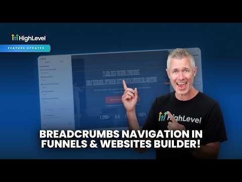 Thumbnail for Breadcrumbs Navigation in Funnels Websites Builder