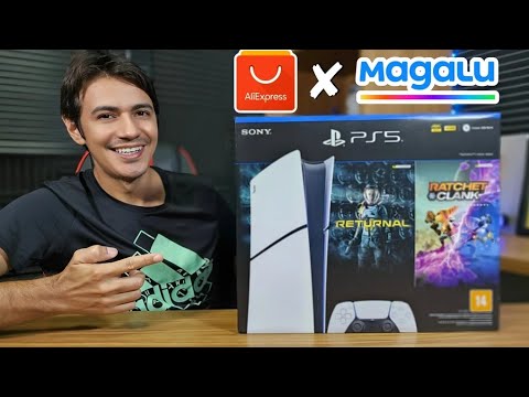 A LOUCURA DO MAGALU E ALIEXPRESS | PLAYSTATION 5 MUITO BARATO!