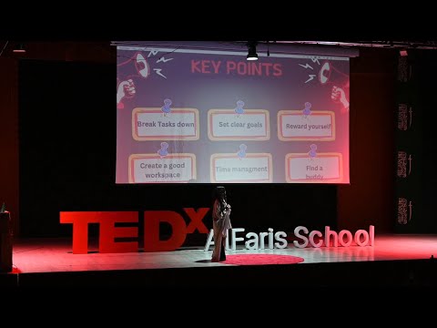 Approaches For Addressing And Overcoming Procrastination | Yara Alajmi | TEDxAl Faris School