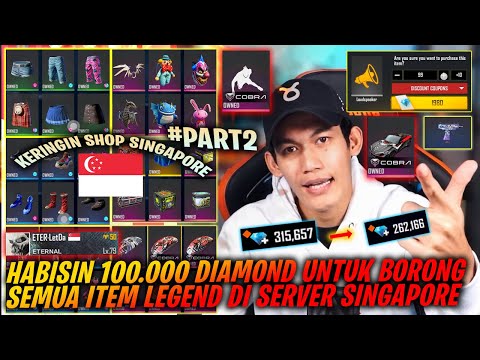 Shop Di Server Singapore Udah Kering Sampe Ke Akar-Akarnya! Habis 10Juta Lebih #part2 #TiktokBonus