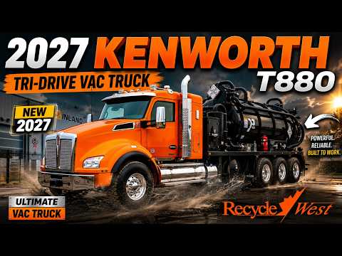 Ultimate Workhorse  Kenworth T880 Vac Unit with 40” Sleeper