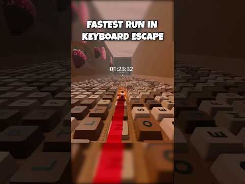 KEYBAORD ESCAPE WORLD RECORD SPEED RUN 🏃