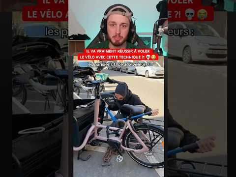 IL VA VRAIMENT RÉUSSIR À VOLER LE VÉLO AVEC CETTE TECHNIQUE ?! 💀😭