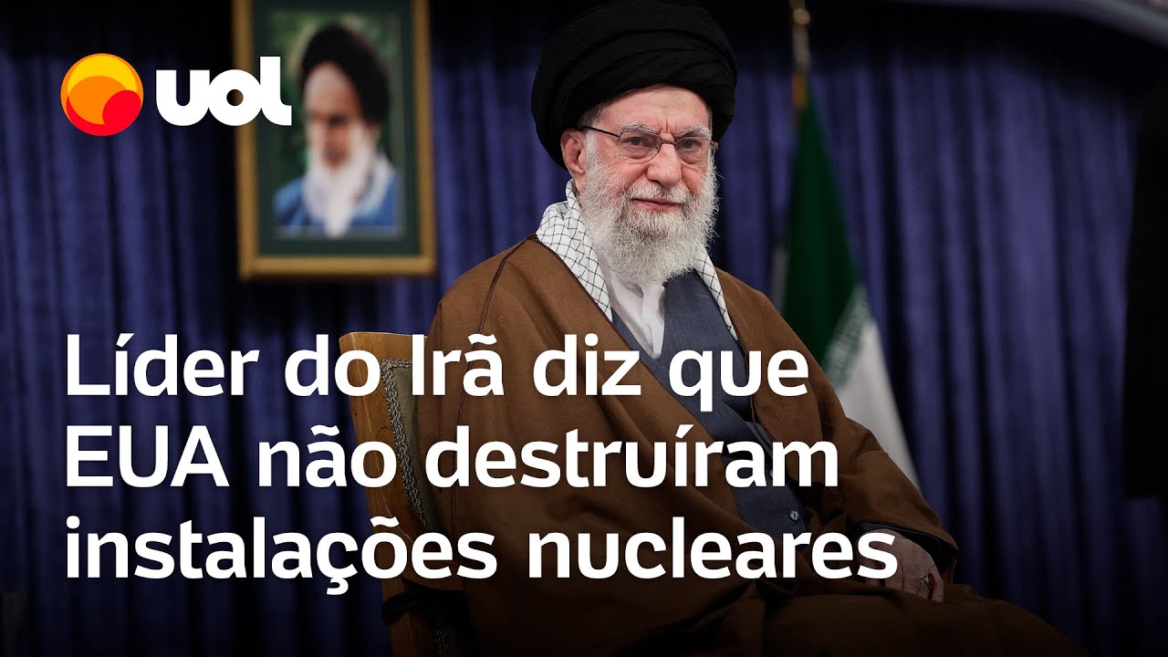 Líder do Irã diz que Trump está sonhando se acredita que destruiu instalações nucleares
