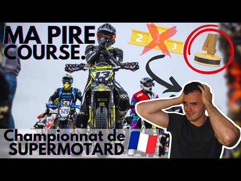 LA PIRE COURSE DE MA VIE… Championnat de France Supermotard Mirecourt