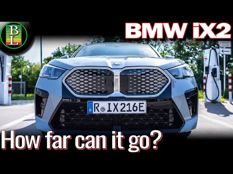 BMW iX2 xDrive 30 - 110 km/h range test (AWD, 313 hp)