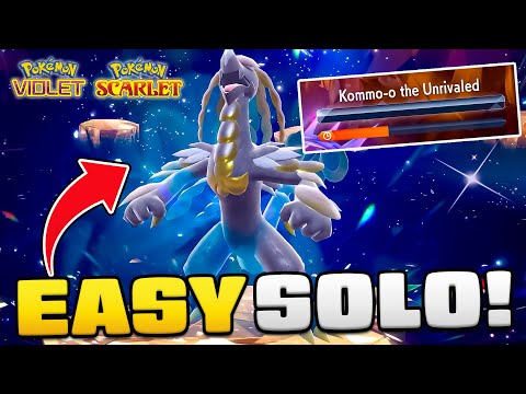The BEST Pokemon to SOLO 7 Star KOMMO-O Tera Raid in Scarlet and Violet